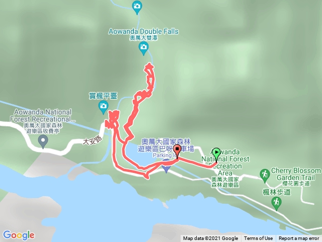 奧萬大雙瀑親水賞楓步道