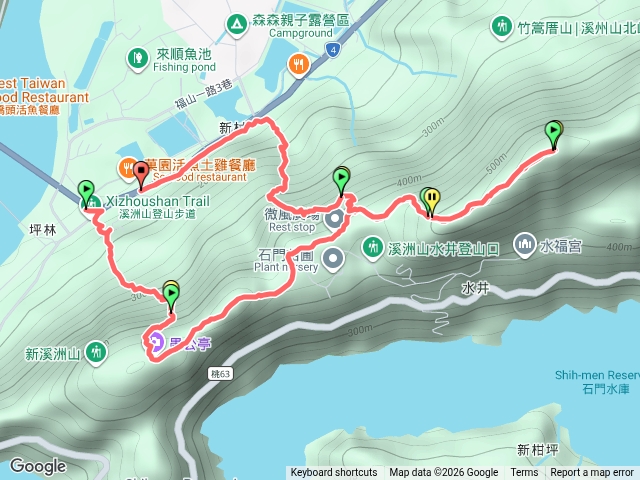 溪洲山一圈
