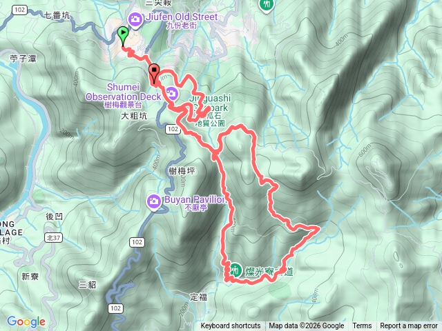 燦光寮古道小O貂山古道