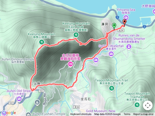 雷霆峰基隆山主峰（黃金一稜）&水圳橋大O