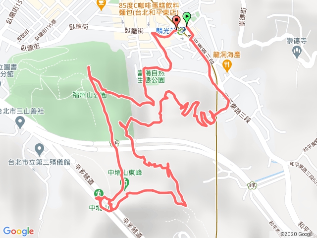 黎和生態公園、福州山公園、富陽自然生態公園步道1090815