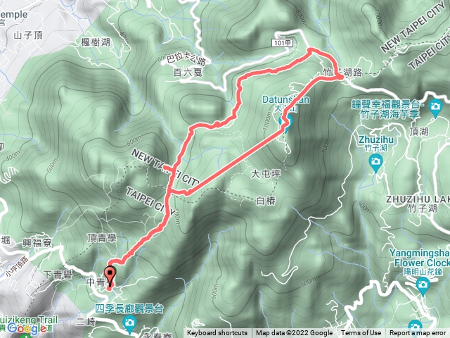 大屯主南西峰