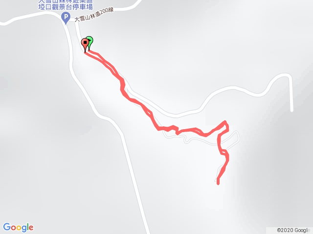 20200127大雪山啞口觀景台步道