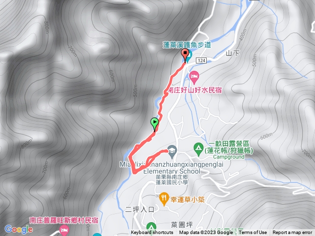 蓬萊溪護魚步道