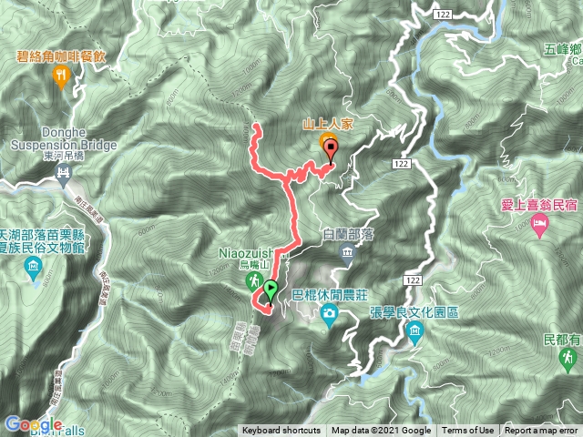 五峰鳥嘴山蹤走鵝公髻山