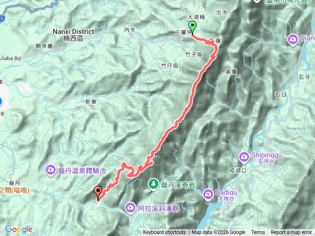 小百岳 竹子尖山～花瓣山 縱走