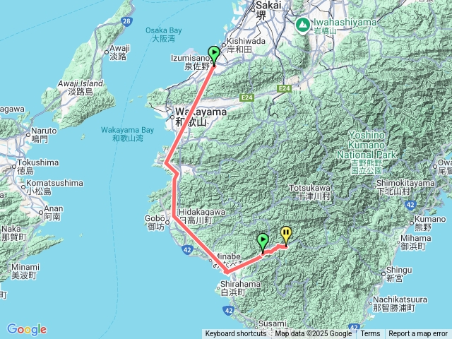 熊野古道瀧回近露