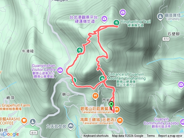 2026.02.22觀音山復健路線預覽圖