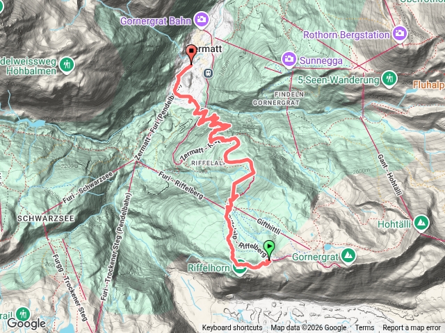 MarkTwainWeg馬克吐溫登山小徑Zermatt