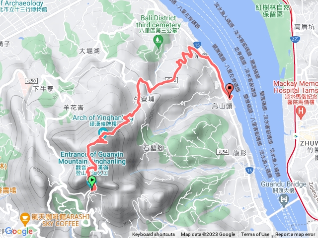 觀音山登山口到媽媽嘴