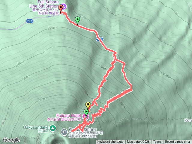 富士山吉田路線