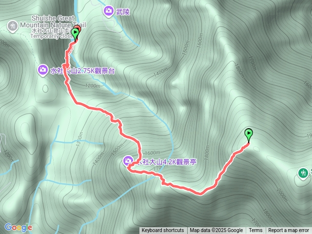 日月潭水社大山（白石山土地公廟進入）預覽圖