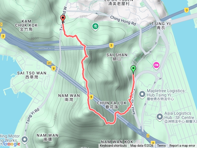 香港青衣三支香連峰