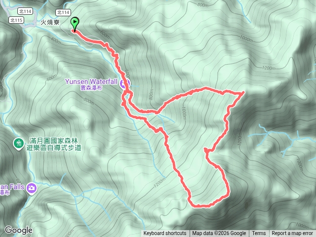 三峽卡保山連走逐鹿山 P型（經雲森瀑布、逐鹿水路下紜夢谷）⁠預覽圖