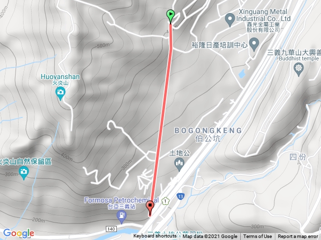 火炎山尾段