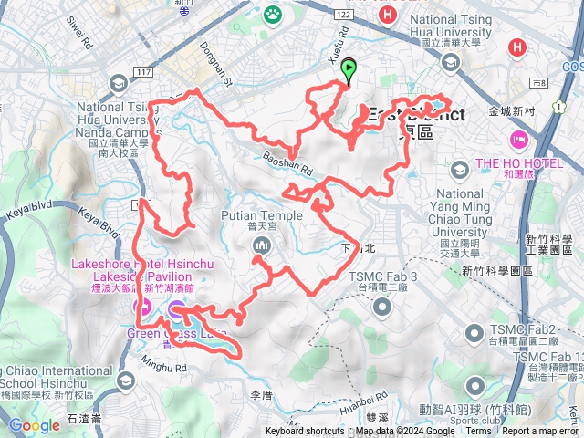 十八尖山、清華大學、高峰植物園、普天宮、青草湖、印斗山預覽圖