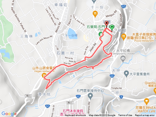 水埤步道清水坑經過打牛崎回水埤