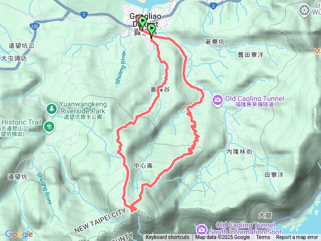 福隆車站-龜媽坑古道-大湖山-O繞預覽圖