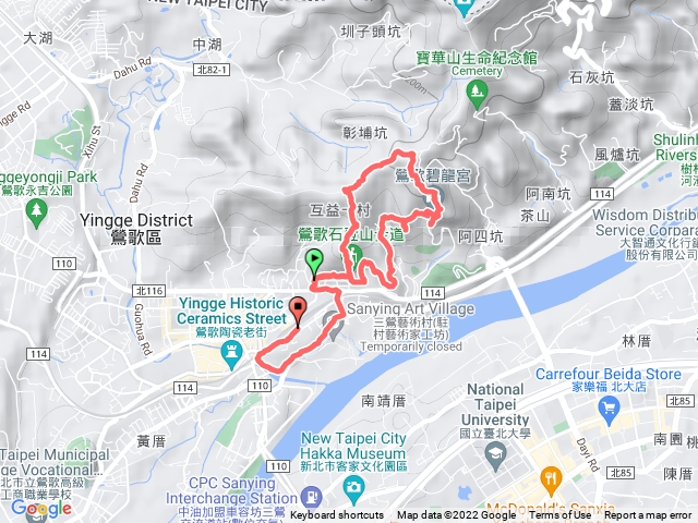 鶯歌石光明山稜線碧龍步道孫龍步道