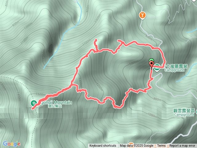 鵝公髻山初刷-第二登山口上雲霧步道下預覽圖