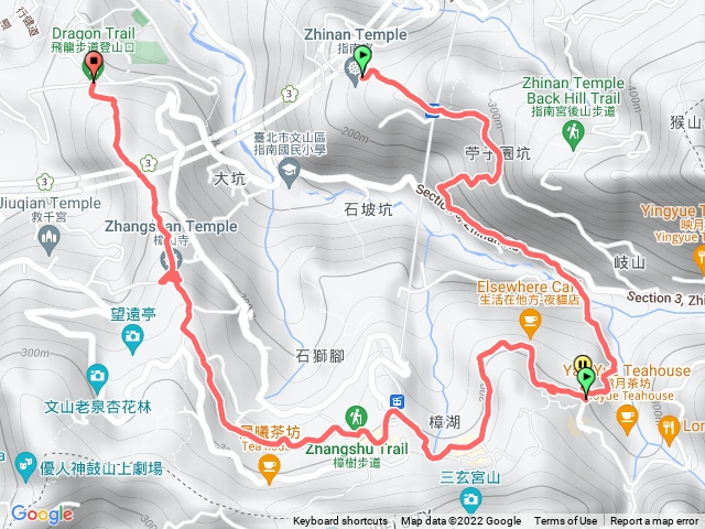 大縱走第七段(指南宮到政大飛龍步道)