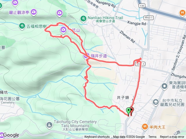 瑞井步道、南寮竹坑步道、竹坑山三角點預覽圖