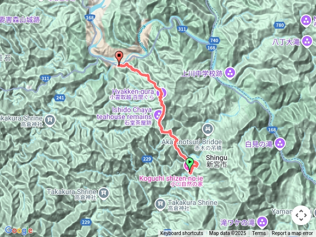 熊野古道中邊路D7，小雲取越