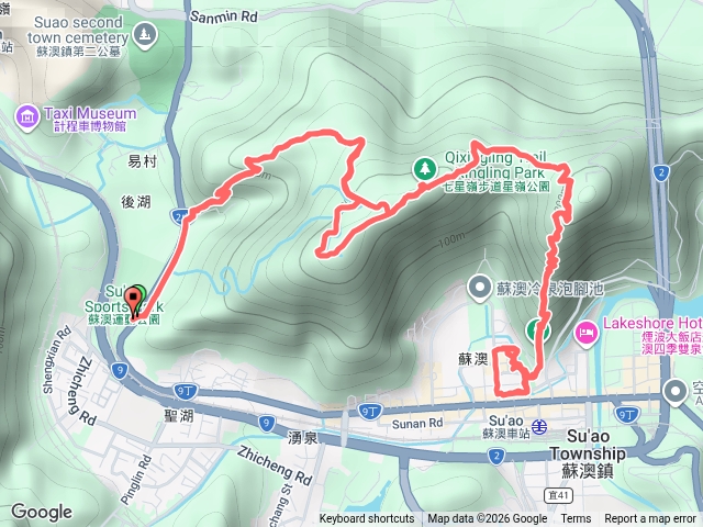 七星嶺全程來回預覽圖