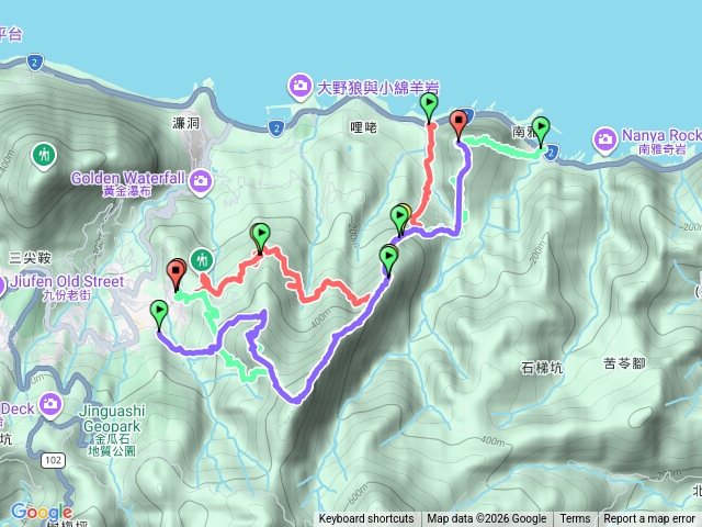 劍龍稜-鋸齒稜-南子吝山-半屏山-茶壺山預覽圖