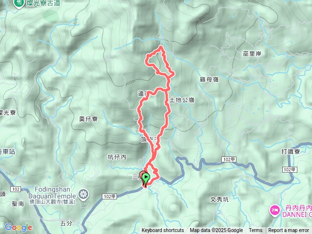 20251030雙溪-慈安宮-三叉港基石-遠景古道-昭北府-太子宮山腰古道-游家古厝-楊廷理古道-青雲古道-慈安宮站8字形
