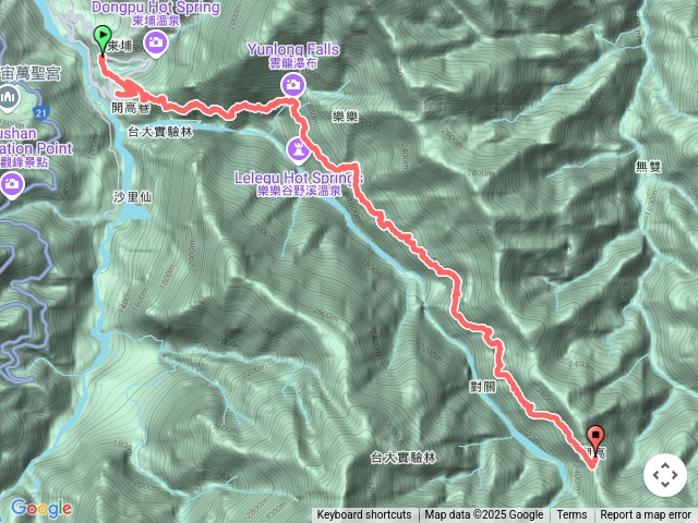 一日觀高山屋來回(去程)