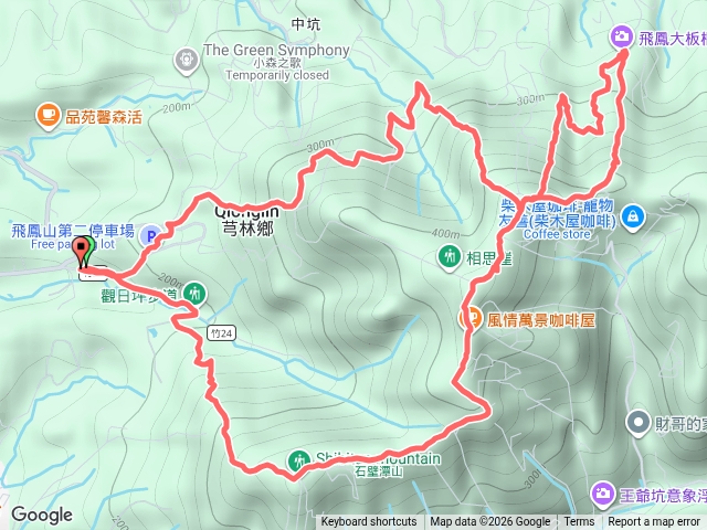 飛鳳山優質訓練路線預覽圖