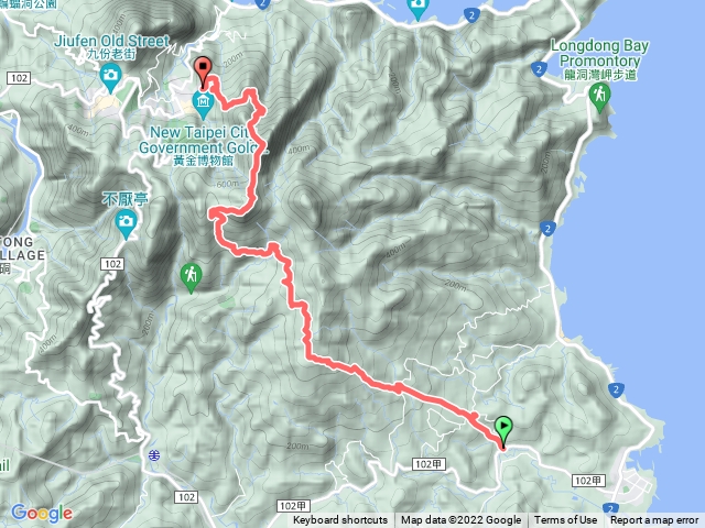 20220409楊廷理古道、燦光寮古道、燦光寮山、半屏山、黃金二洞、復興山、勸濟堂