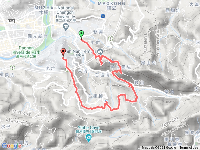 大縱走政大段2021/02/15