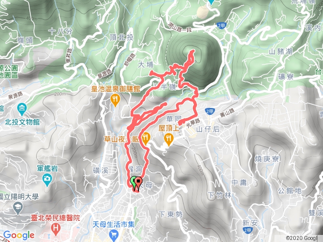 20200524_半嶺+橫嶺+紗帽山+天母古道