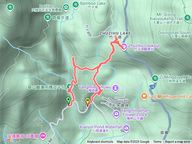 20251116圳內-雷隱橋-猴崁圳古道-草山觀瀑吊橋-滾水頭-湖田國小-玉瀧谷-大屯瀑布-峯頂橋預覽圖