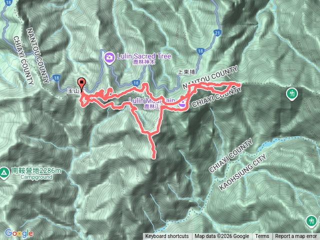 新高口走塔塔加五連峰(含休息47分鐘)(石山引水道.石水山.真鹿林山.鹿林前山.鹿林山.麟趾山.石山)預覽圖