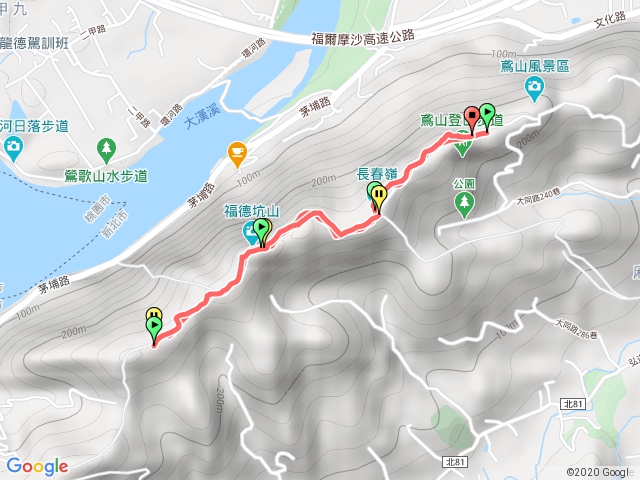 三峽鳶山步道。光復鐘彩壁來回走