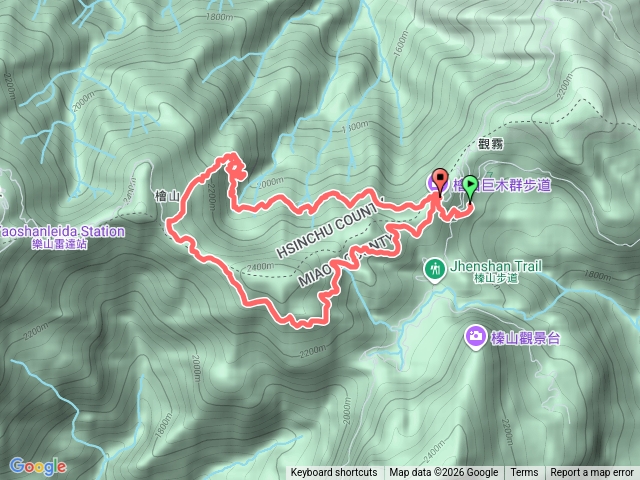 觀霧檜木巨木步道、蜜月小徑預覽圖