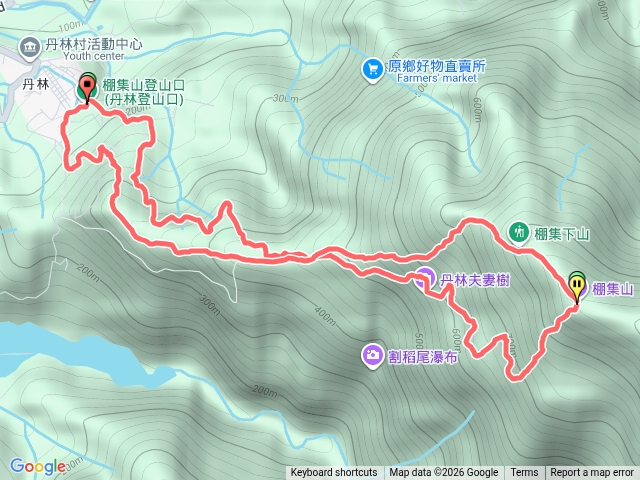 棚集山丹林登山口A上B下預覽圖