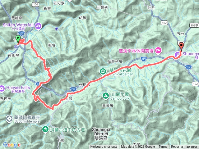 淡蘭古道中斷