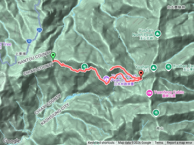 玉山主東西_Day1 玉山西峰預覽圖