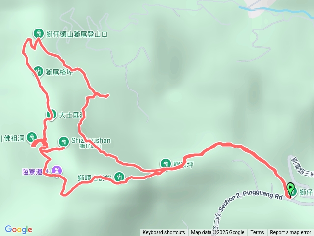 獅仔頭山步道預覽圖