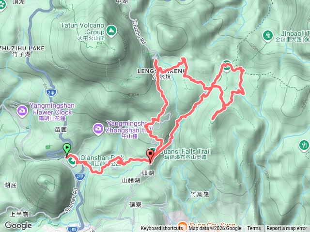 陽明山尋印者-環七星山人車分道(新園街-冷水坑)、絹絲瀑布步道、擎天崗環狀步道、冷擎步道預覽圖
