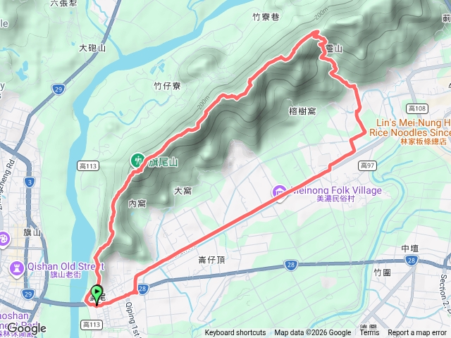 旗靈縱走預覽圖