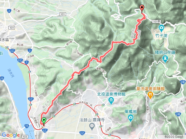 2018-09-30 台北大縱走(1) 捷運關渡詀到二子坪