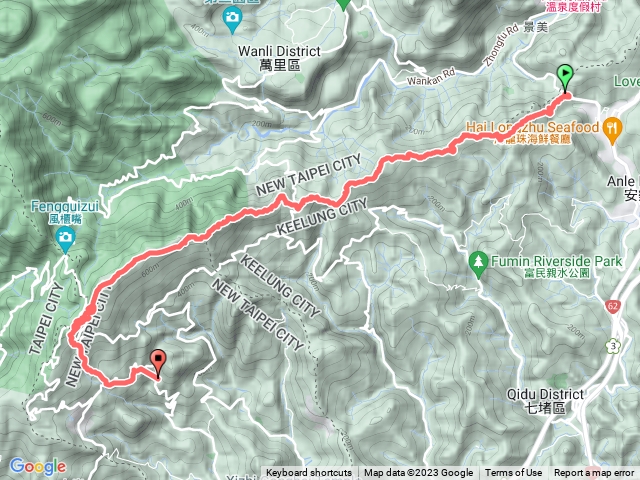 界寮縱走到五指山碰客運徹