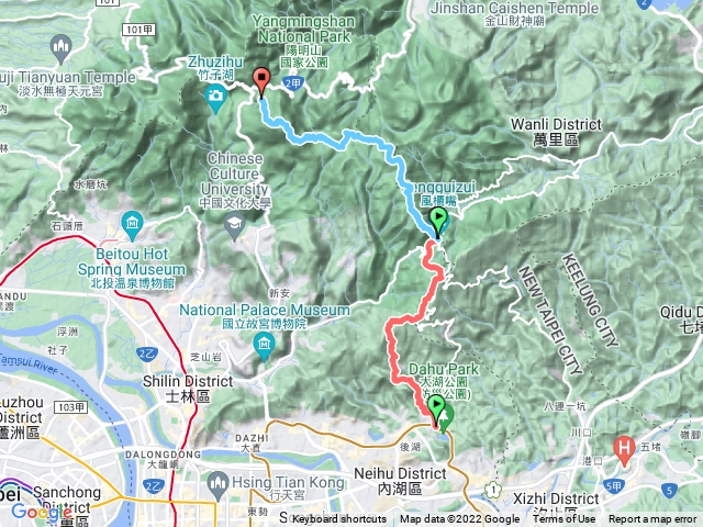 2022-0622_台北大縱走第四段+第三段（大湖公園-風櫃嘴-小油坑）