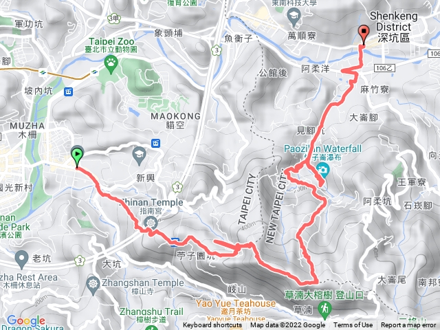 猴山岳-炮子崙下深坑