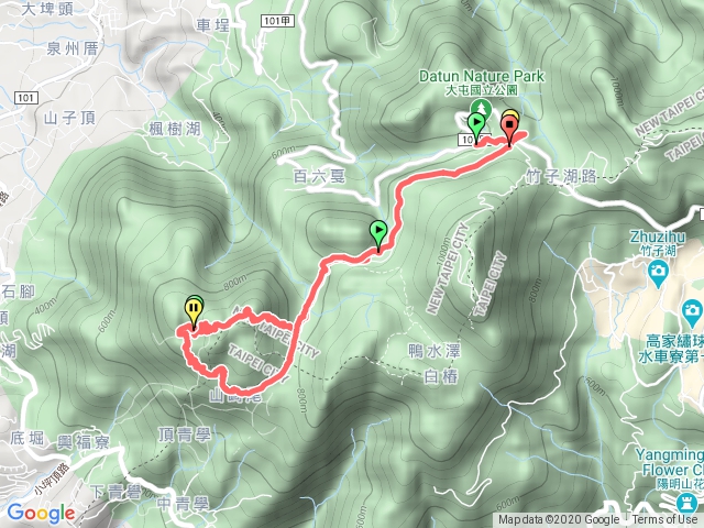 二子坪～面天山